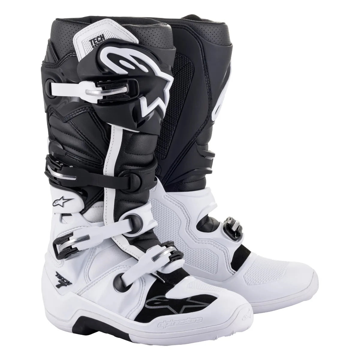 Alpinestars Tech 7 Motocross Boots White/Black