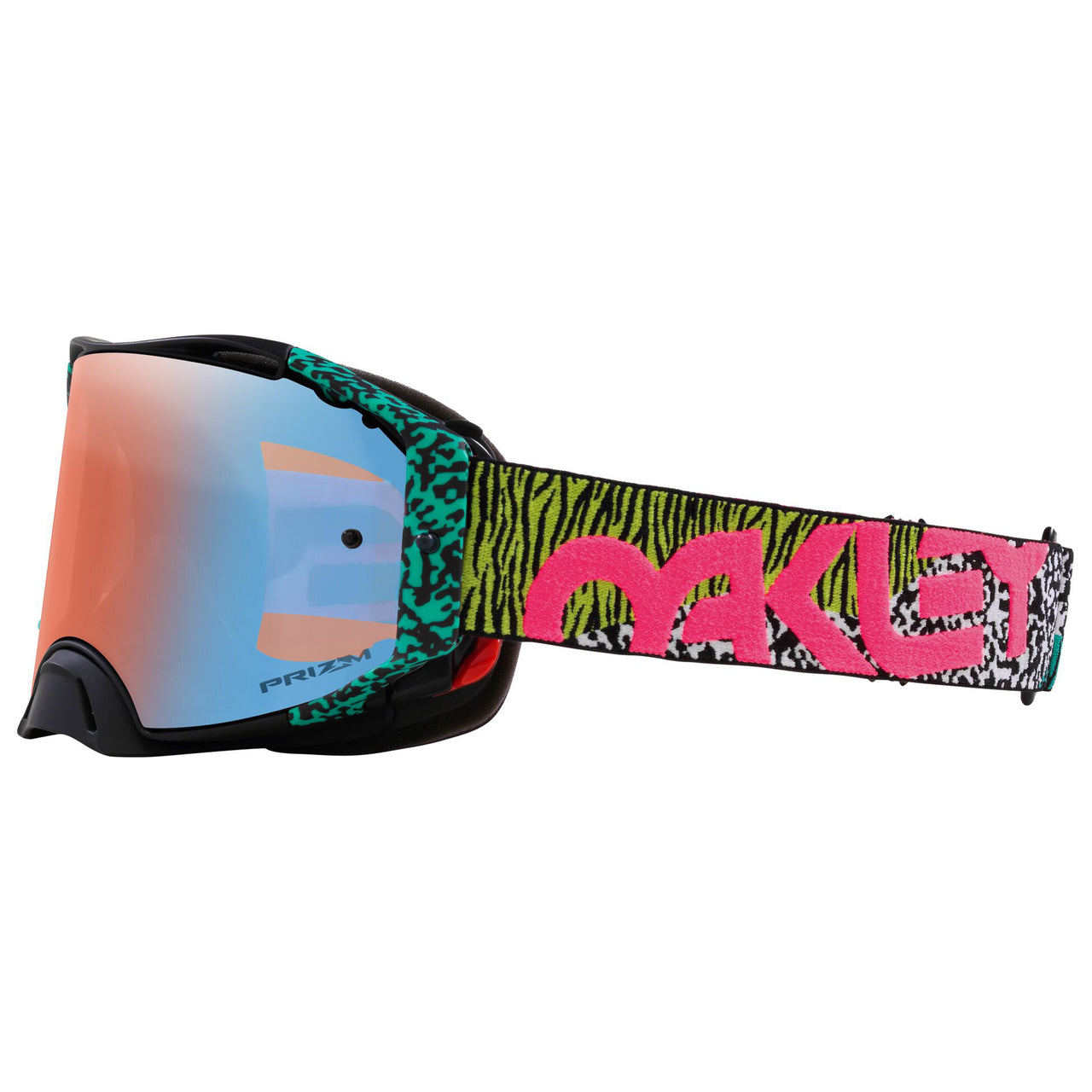 Oakley Airbrake MX Goggle Bengal Venom - Prizm Sapphire Lens