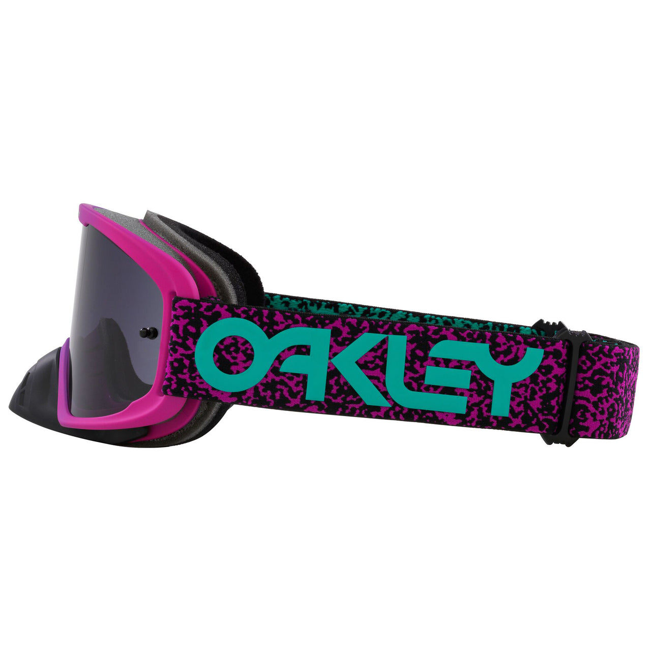 Oakley O Frame 2.0 Pro MX Goggle Celeste/Purple Viper - Dark Grey Lens