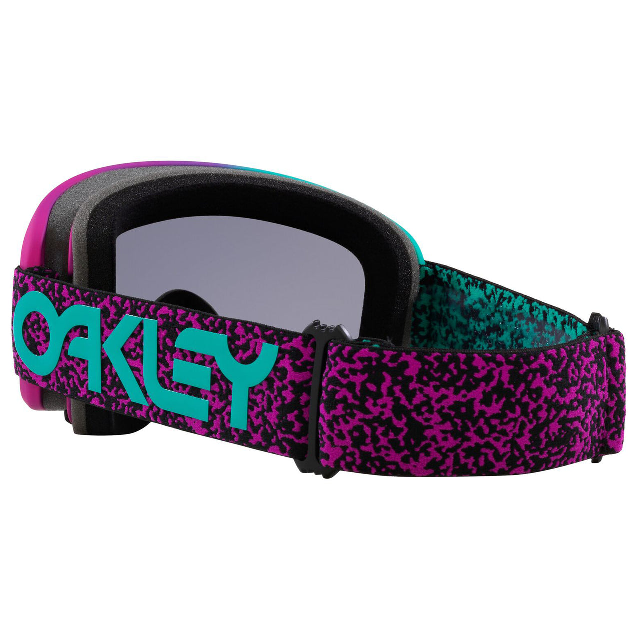 Oakley O Frame 2.0 Pro MX Goggle Celeste/Purple Viper - Dark Grey Lens