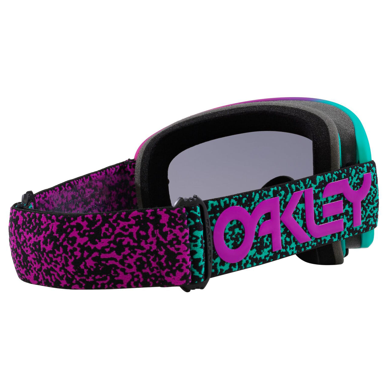 Oakley O Frame 2.0 Pro MX Goggle Celeste/Purple Viper - Dark Grey Lens