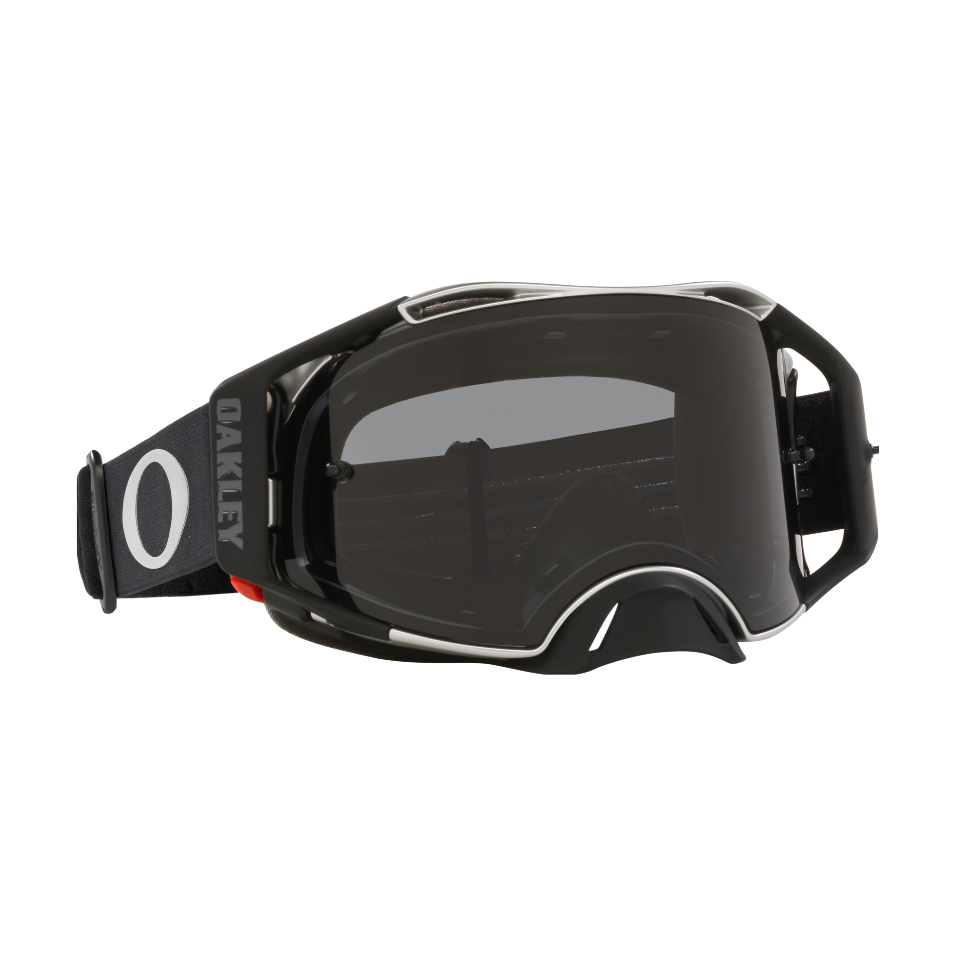 Oakley Airbrake MX Goggle Tuff Blocks Black/Gunmetal - Dark Grey Lens