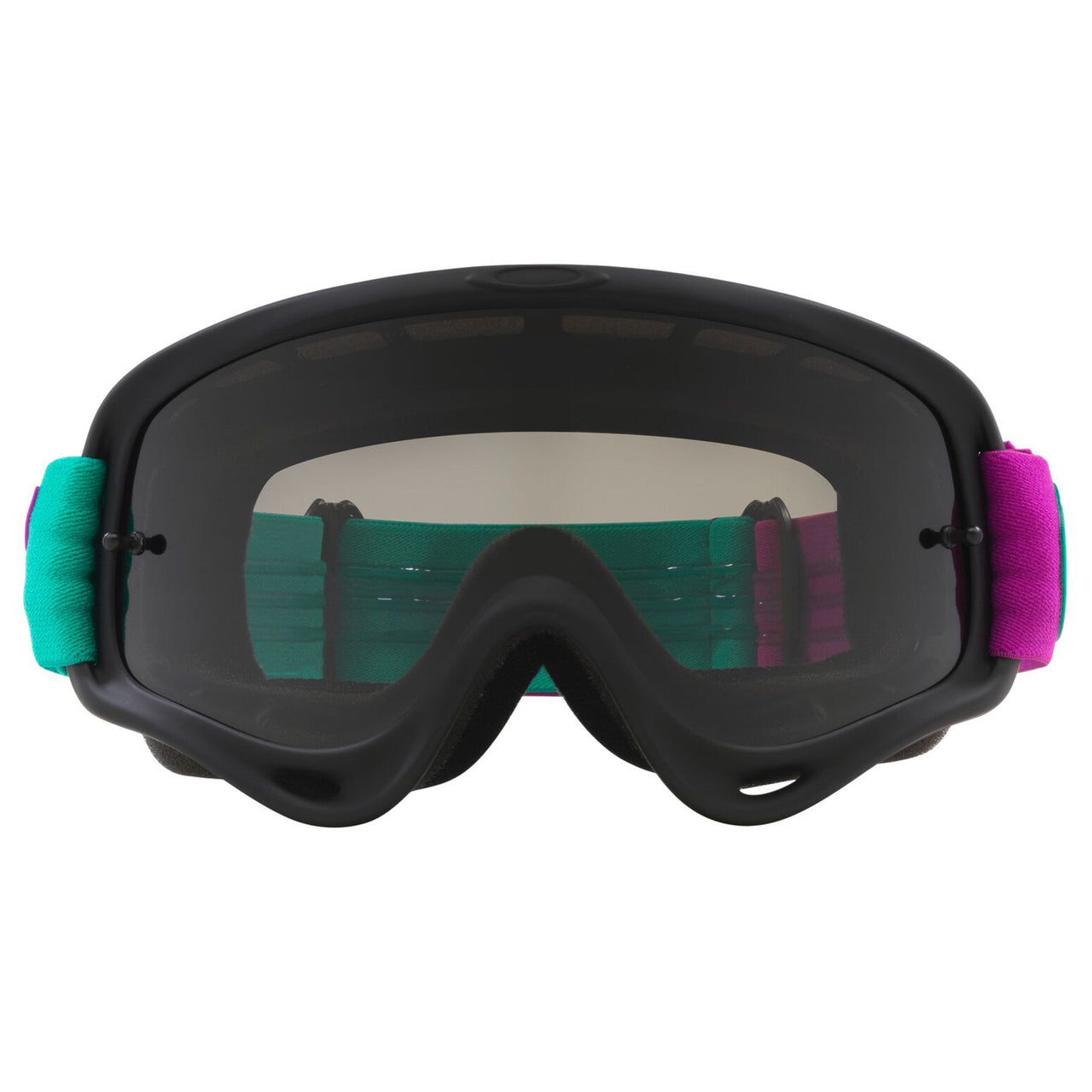 Oakley O Frame MX Goggle B1B Celeste/Purple - Dark Grey Lens