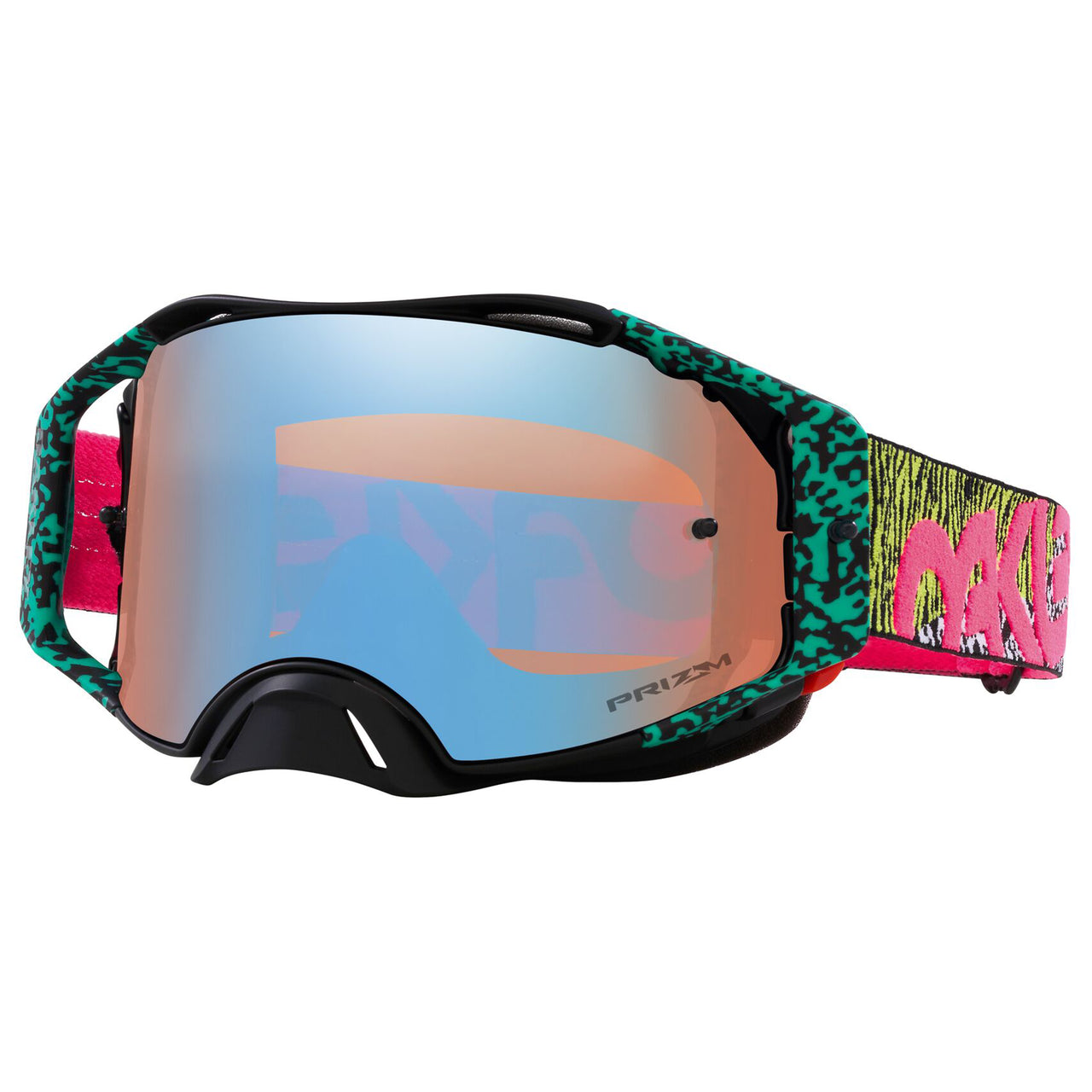 Oakley Airbrake MX Goggle Bengal Venom - Prizm Sapphire Lens