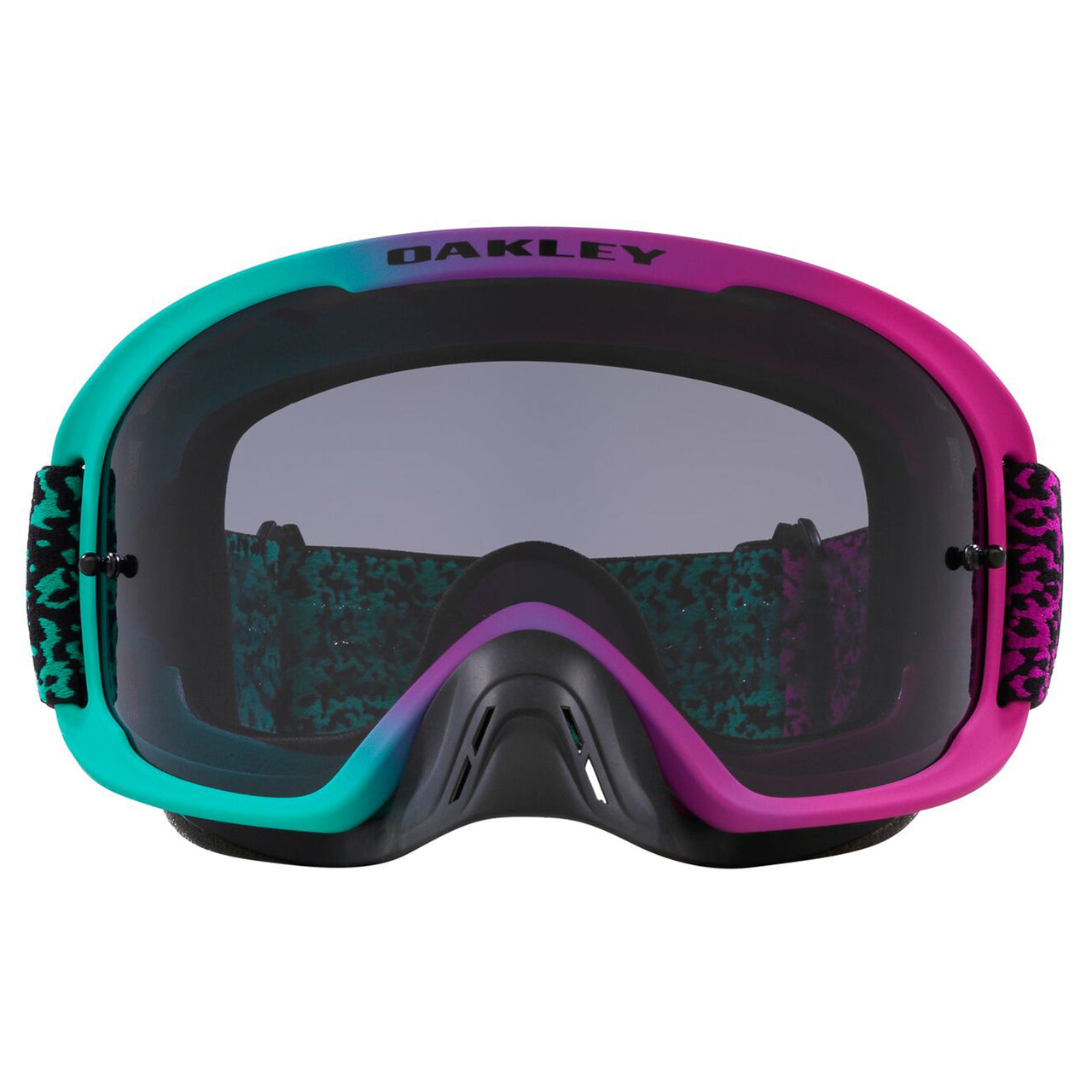 Oakley O Frame 2.0 Pro MX Goggle Celeste/Purple Viper - Dark Grey Lens