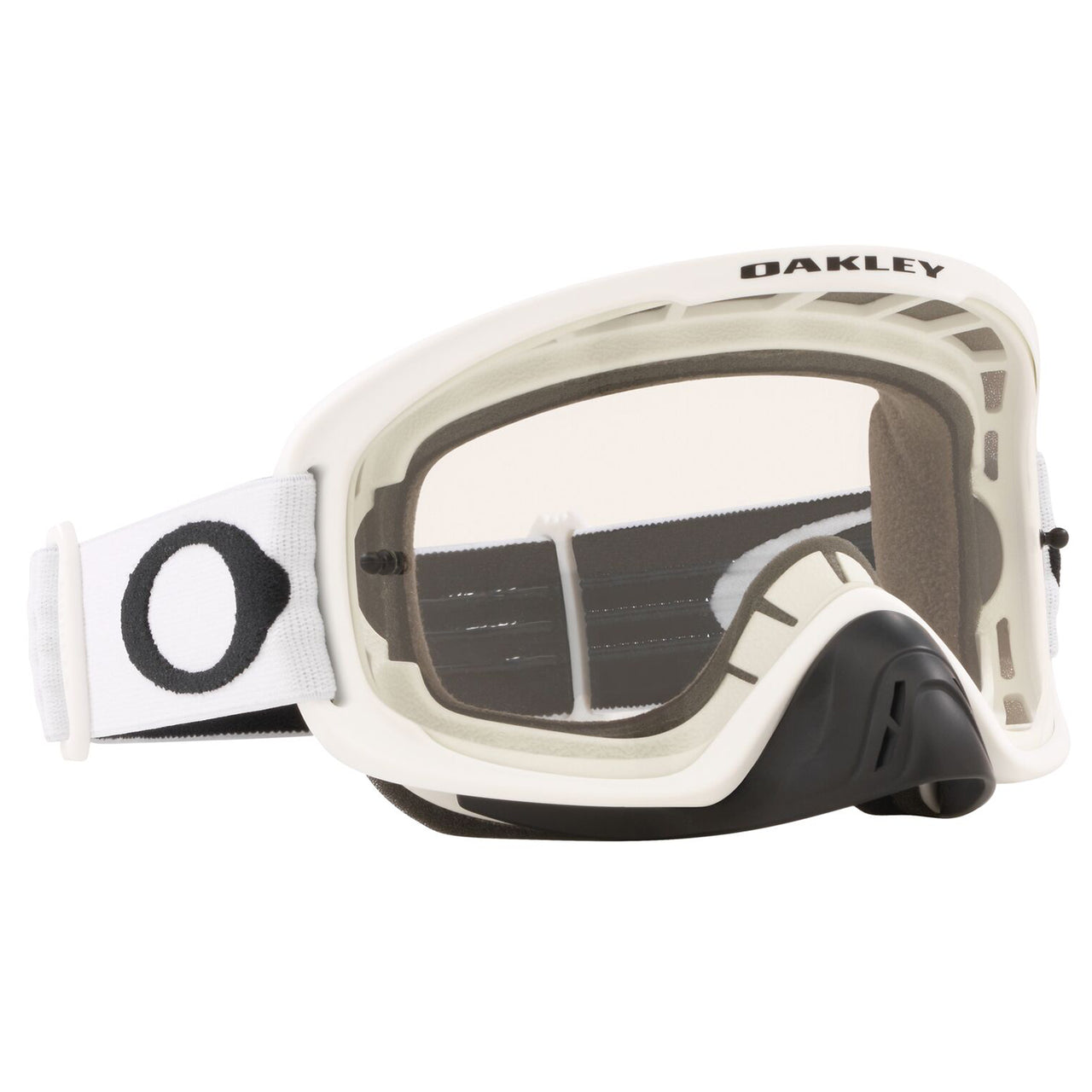 Oakley O Frame 2.0 Pro MX Goggle Matte White - Clear Lens