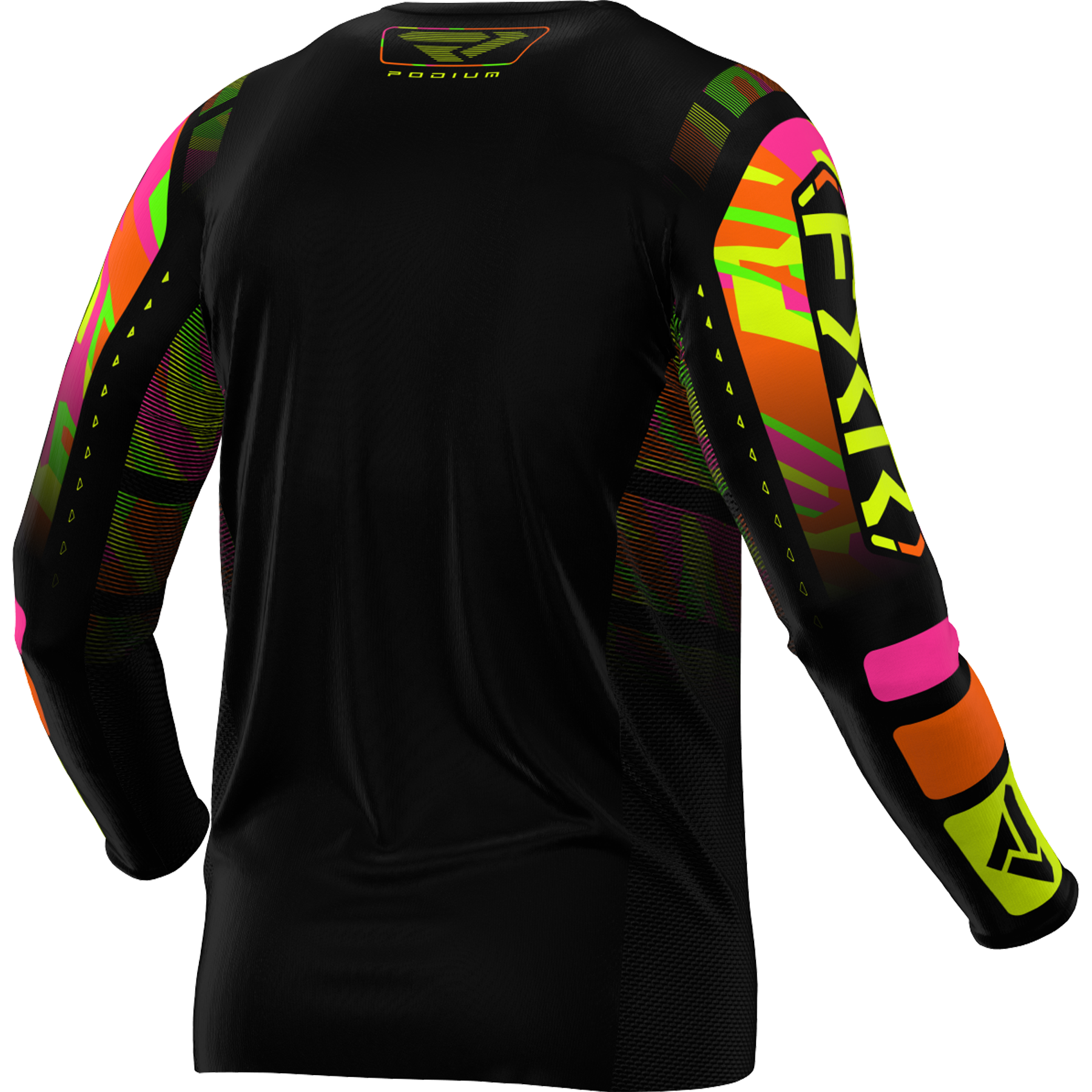 FXR YOUTH Podium MX Jersey 2025 Sherbet Camo