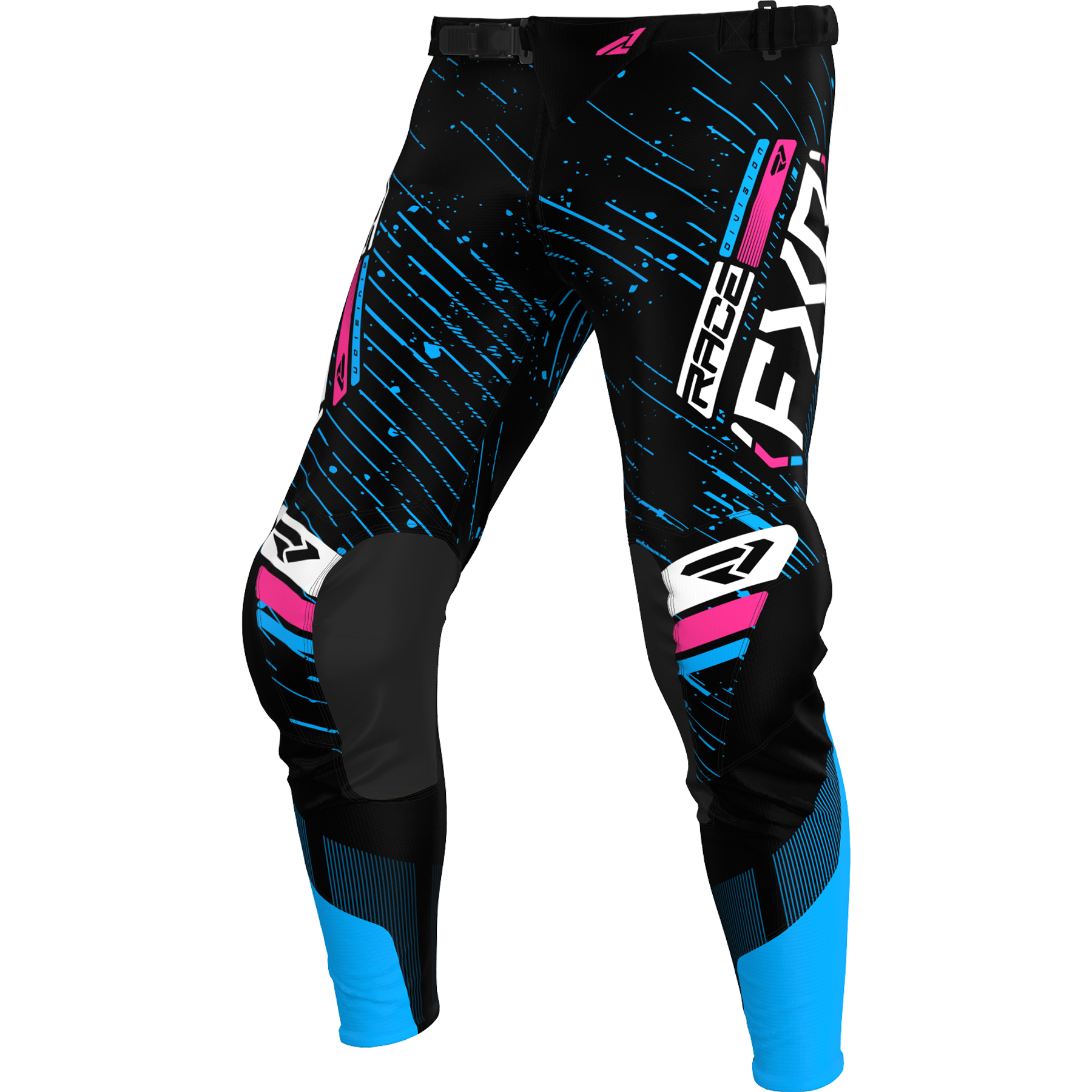 FXR Podium 2025 MX Kit Combo Cyan/Black/Pink