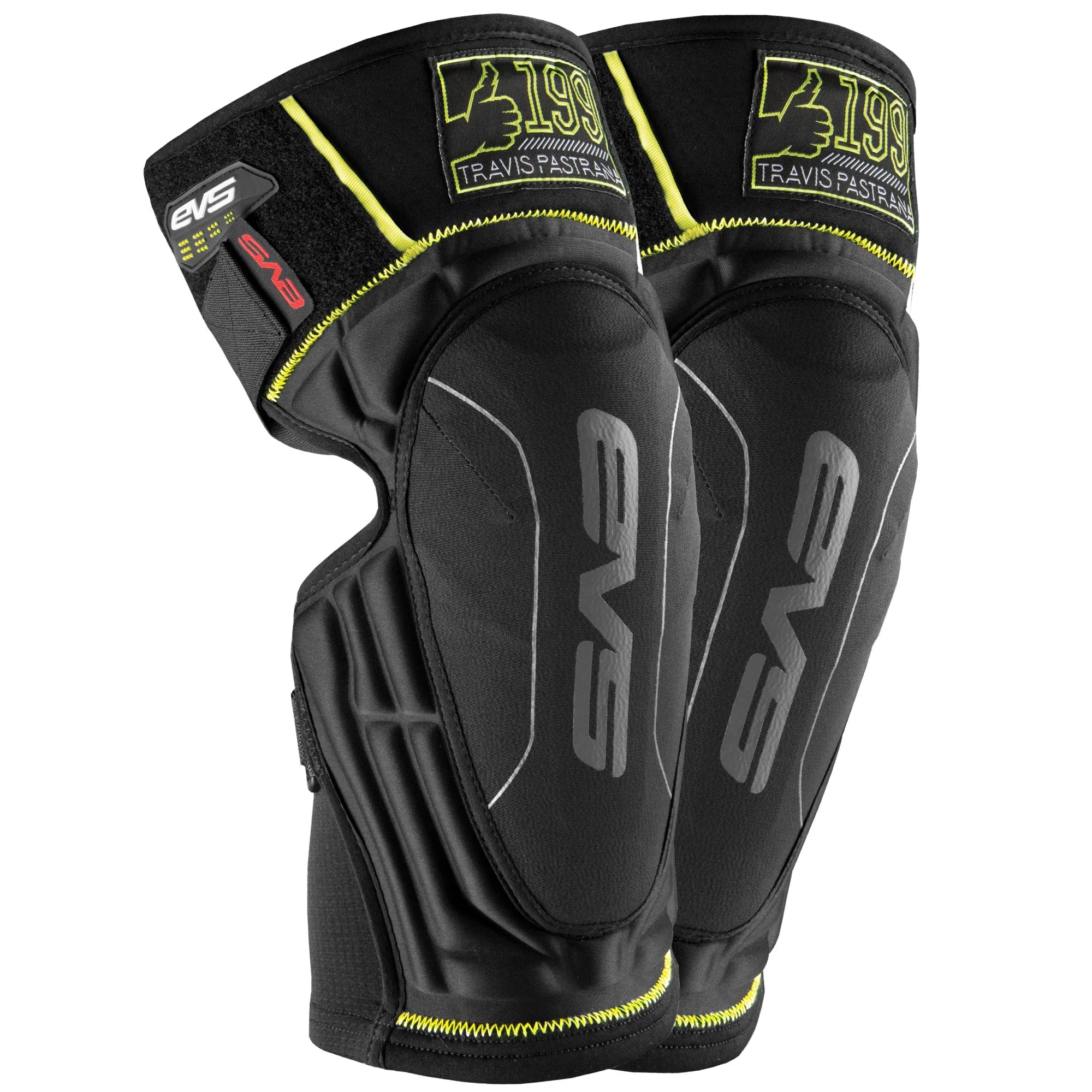 EVS TP199 Lite Knee Pad Black/Hi-Viz - Pair