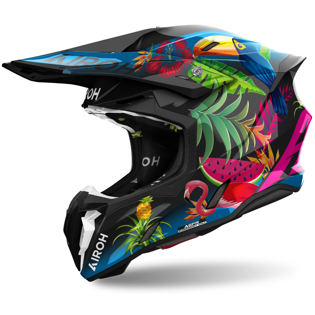 Airoh Twist 3 Amazonia Gloss MX Helmet