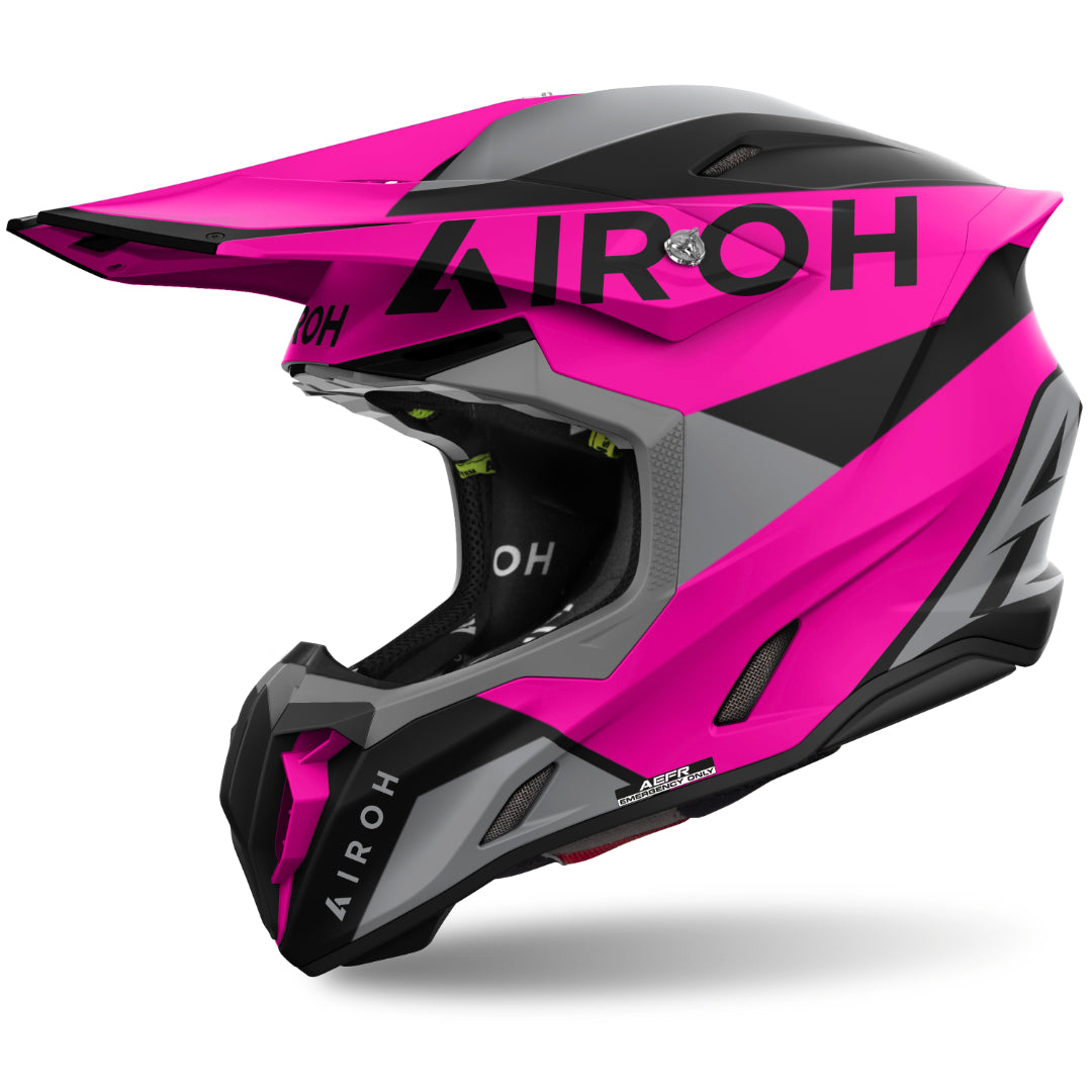 Airoh Twist 3 King Matt MX Helmet Pink