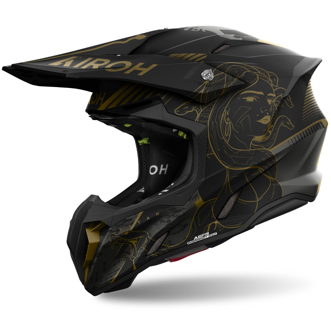 Airoh Twist 3 Titan Matt MX Helmet