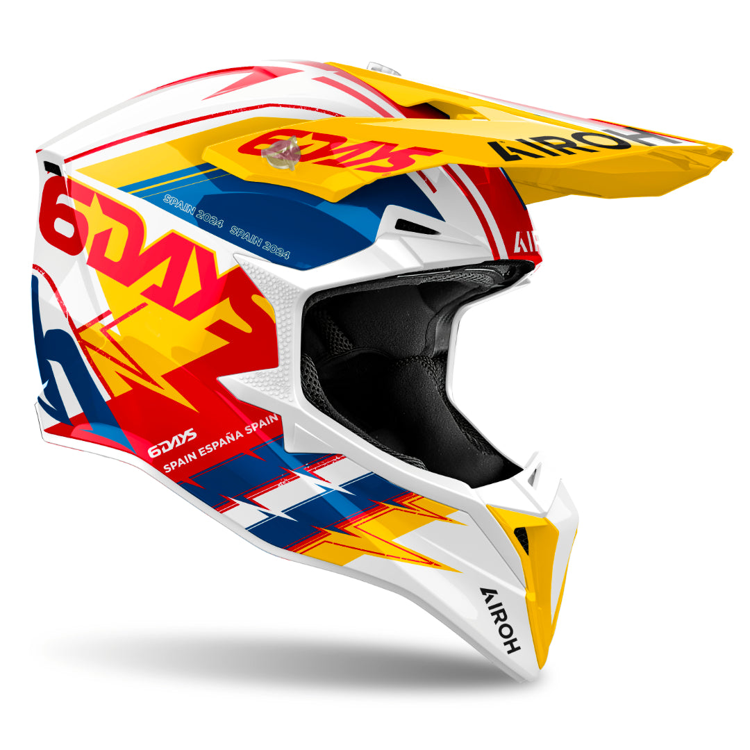 Airoh Wraaap 6 Days Spain MX Helmet