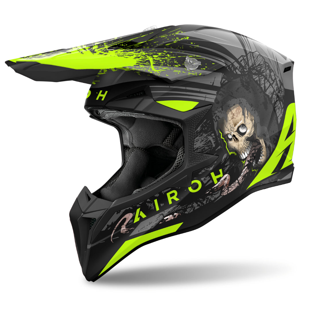 Airoh Wraaap Darkness Matt MX Helmet