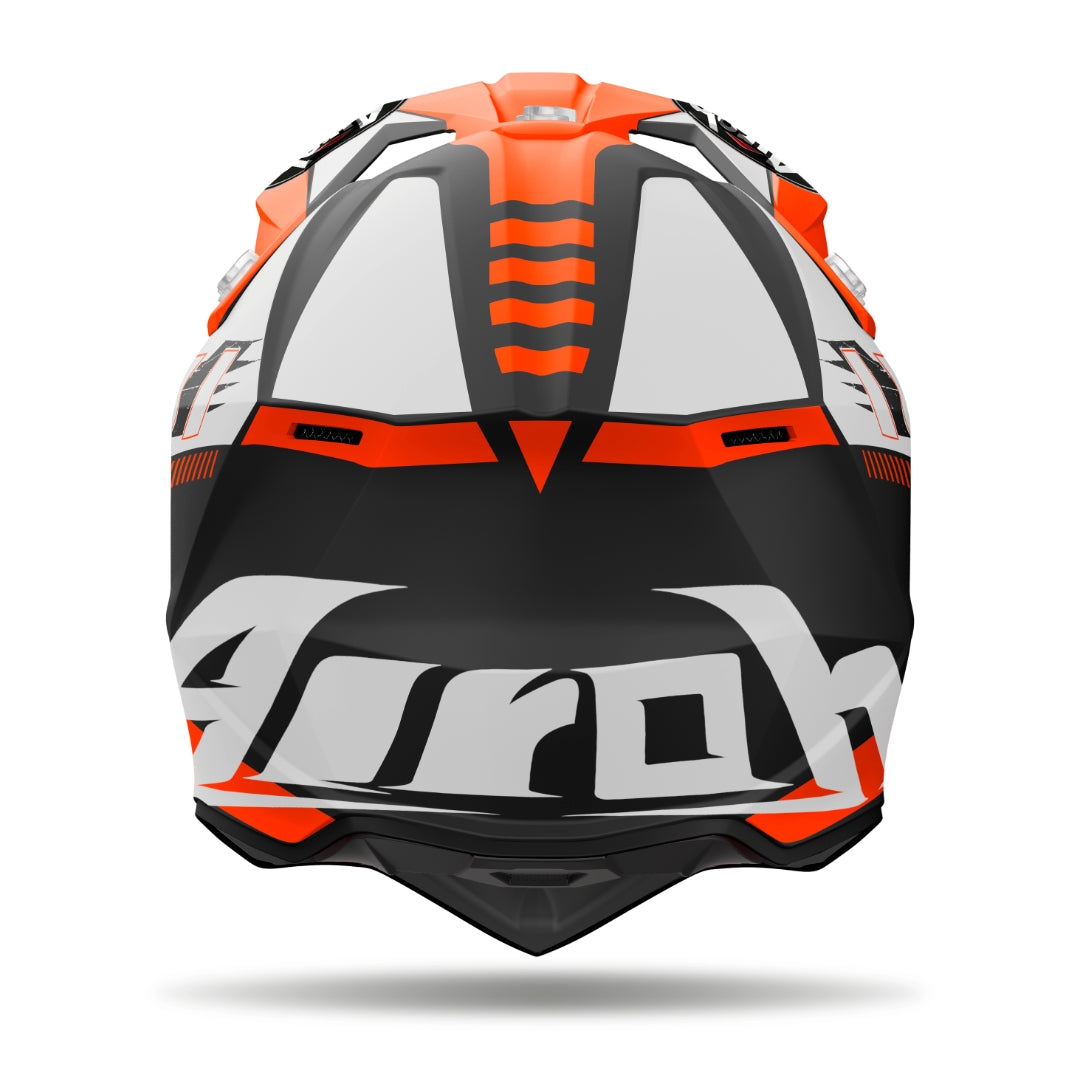 Airoh Wraaap Feel Matt MX Helmet Orange