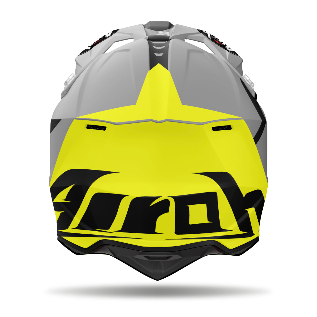 Airoh Wraaap Reloaded Matt MX Helmet Yellow