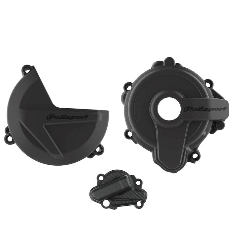 Polisport Clutch & Ignition Cover Protector SHERCO SE250/300 14-24 Black