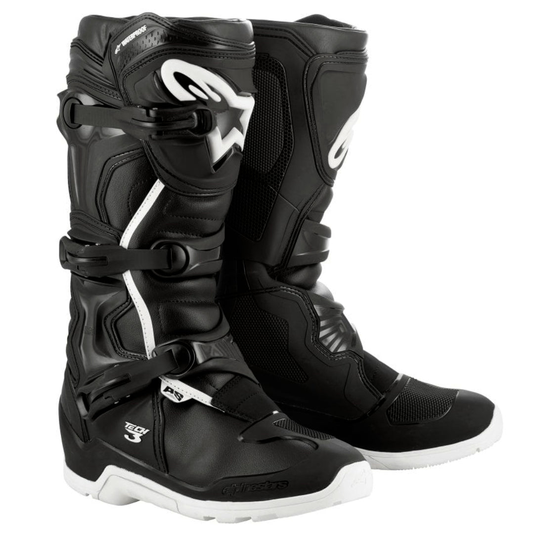 Alpinestars Tech 3 Waterproof Enduro Boots Black/White