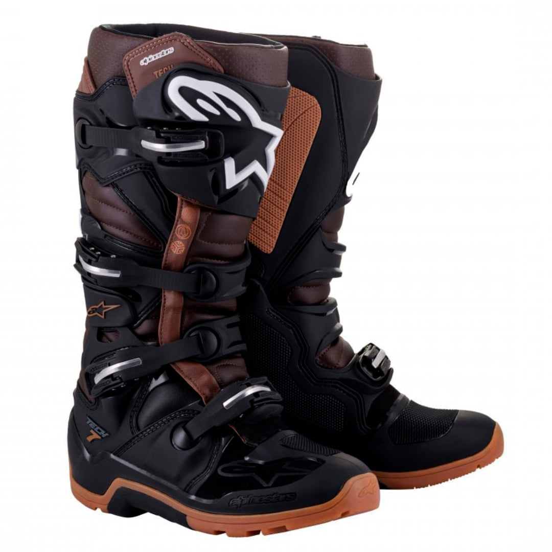 Alpinestars Tech 7 Enduro Boots Black/Dark Brown