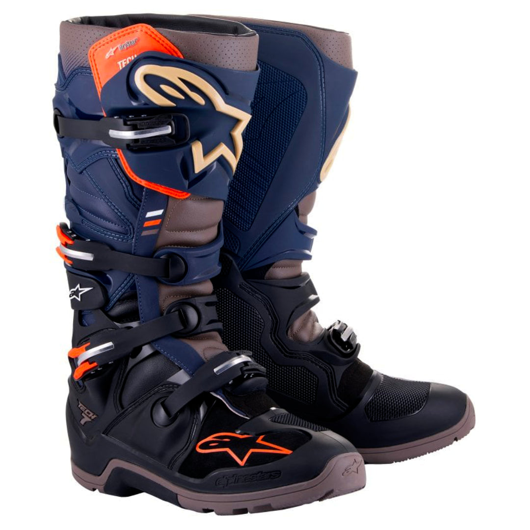 Alpinestars Tech 7 Enduro DRYSTAR Boots Black/Night Navy/Warm Grey