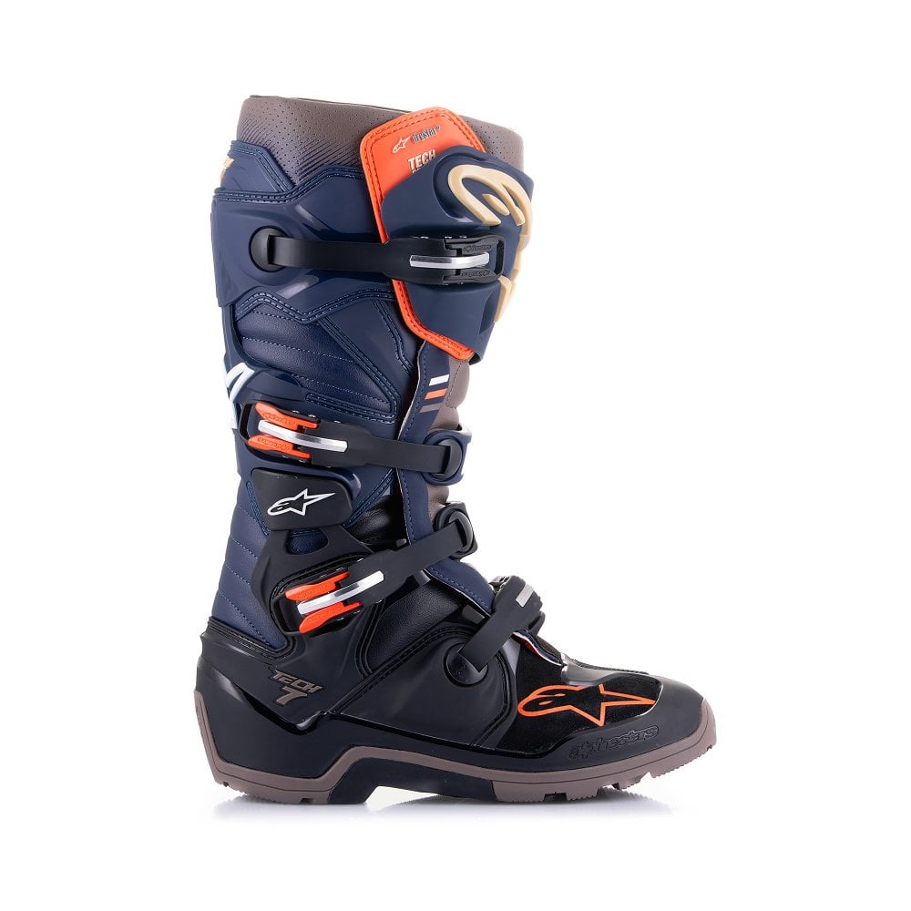 Alpinestars Tech 7 Enduro DRYSTAR Boots Black/Night Navy/Warm Grey