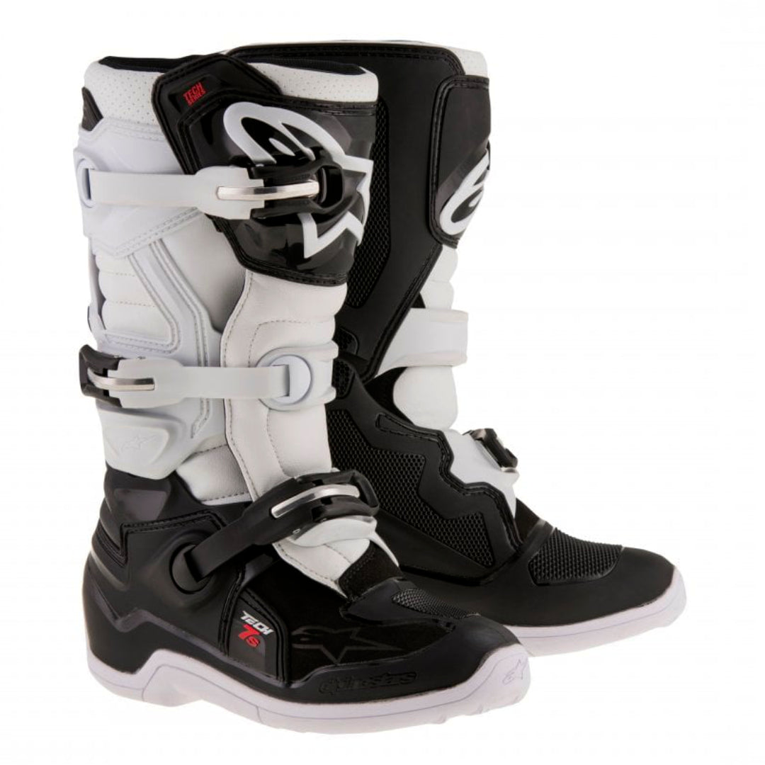 Alpinestars Tech 7s YOUTH Motocross Boots Black/White