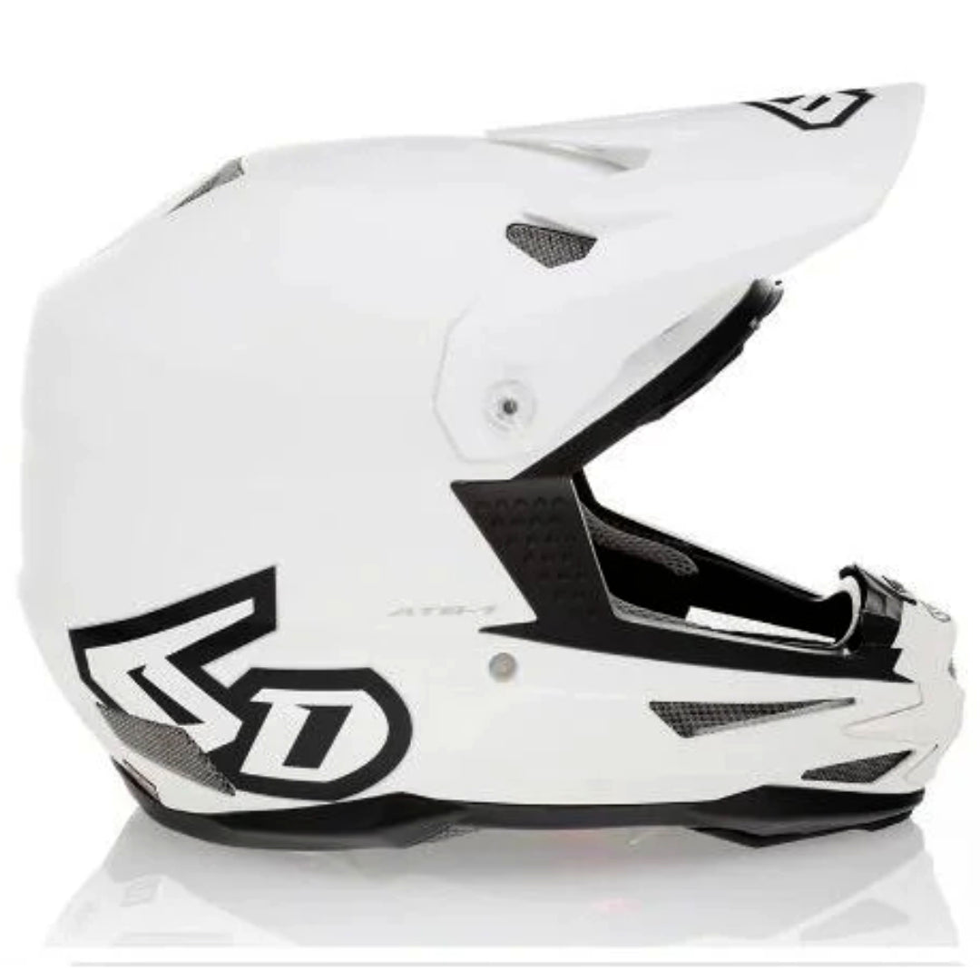 6D ATB-1 MTB Helmet Matte White