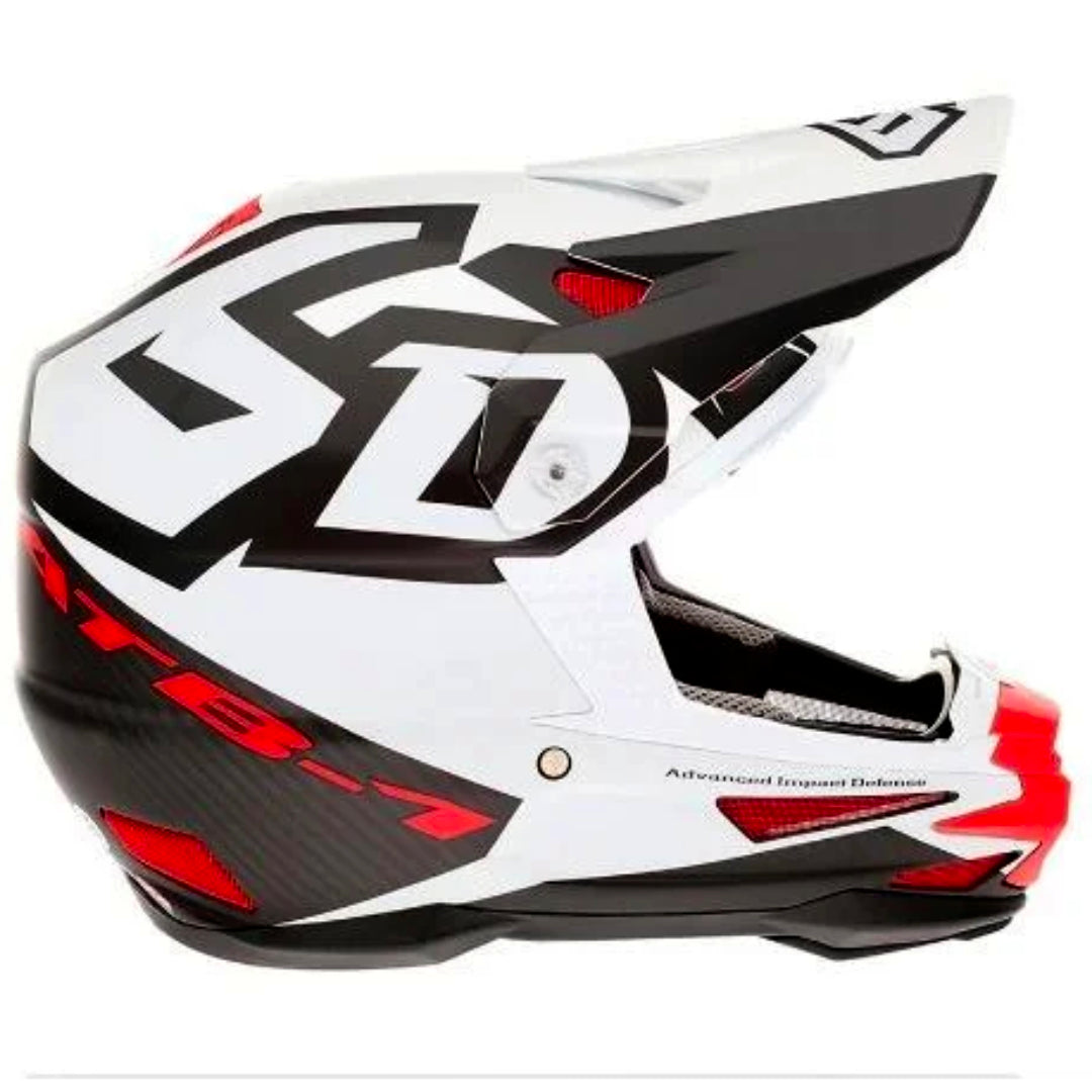 6D ATB-1 MTB Helmet Switch Red/White/Black