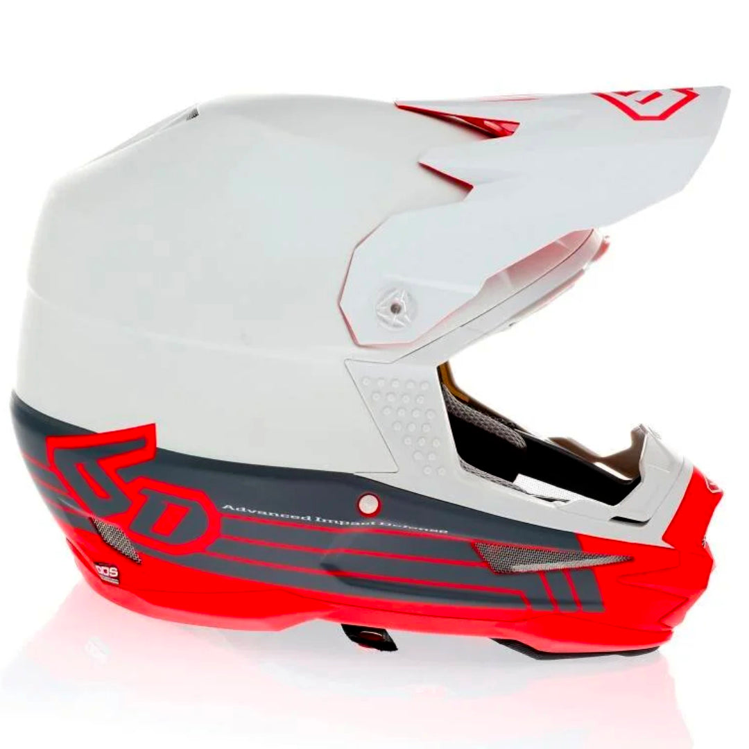 6D ATR-1 MX Helmet Split Red