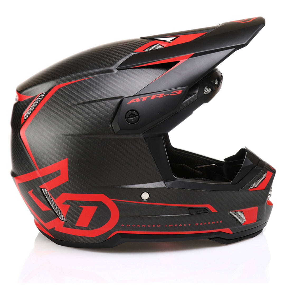 6D ATR-3 MX Helmet Nova Matte Red