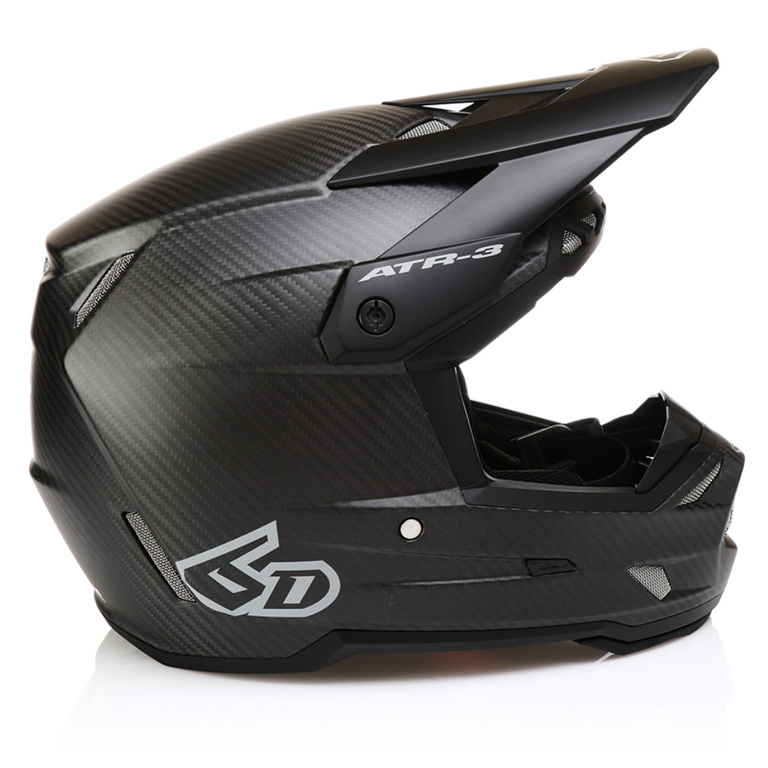 6D ATR-3 MX Helmet Solid Matte Black