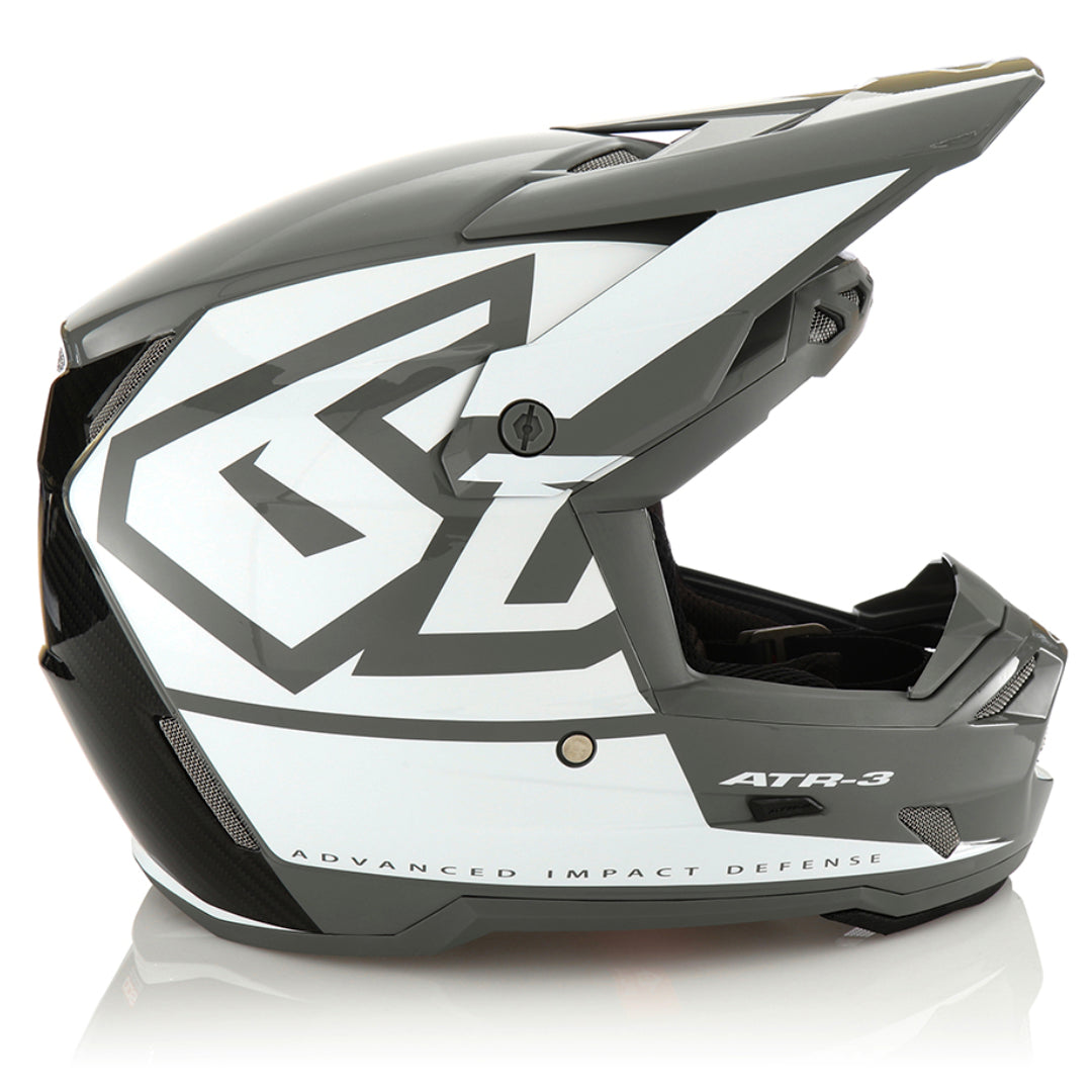 6D ATR-3 MX Helmet Hex Gloss White