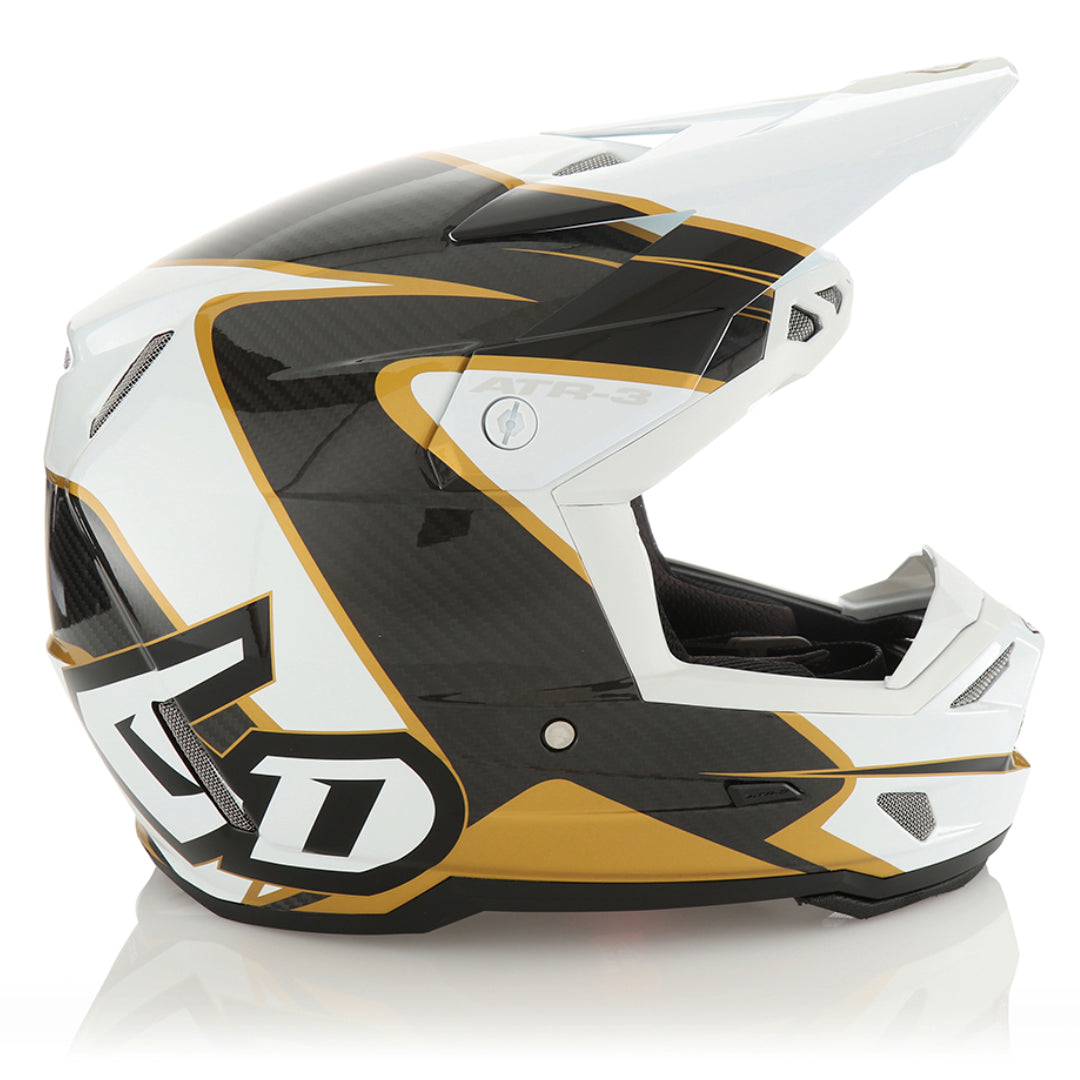 6D ATR-3 MX Helmet Wave Gloss Gold/White