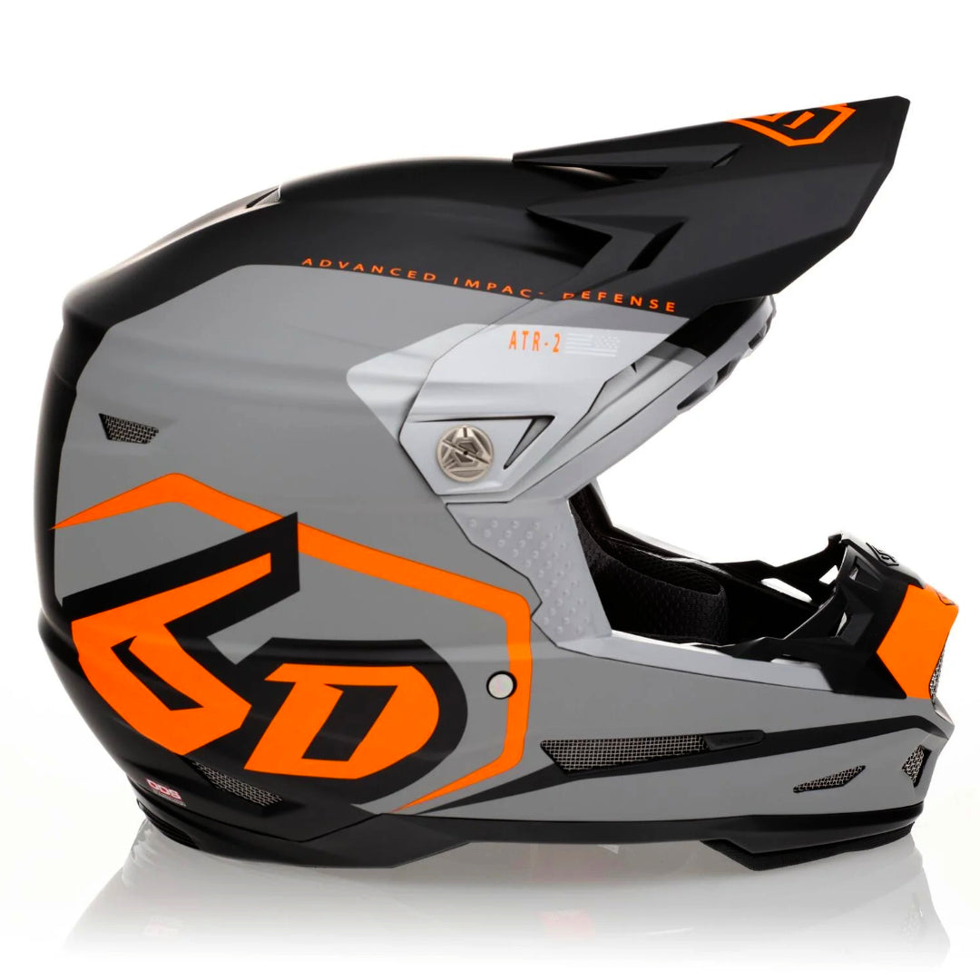 6D ATR-2 MX Helmet Delta Neon Orange