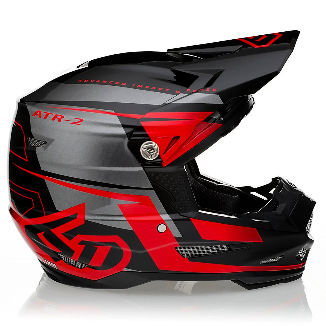 6D ATR-2 MX Helmet Mach Red/Grey/Black