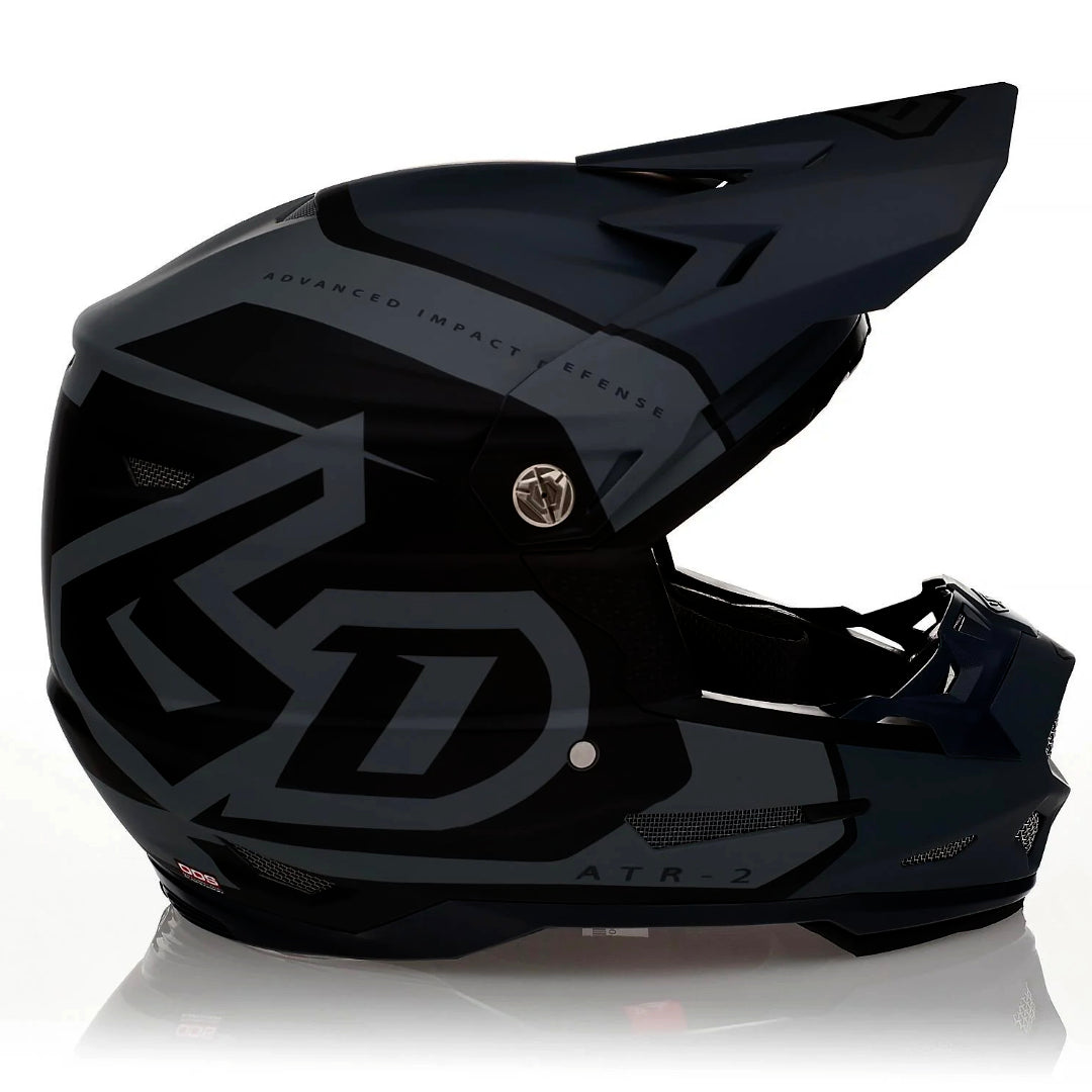 6D ATR-2Y Youth MX Helmet Torque Charcoal Matte