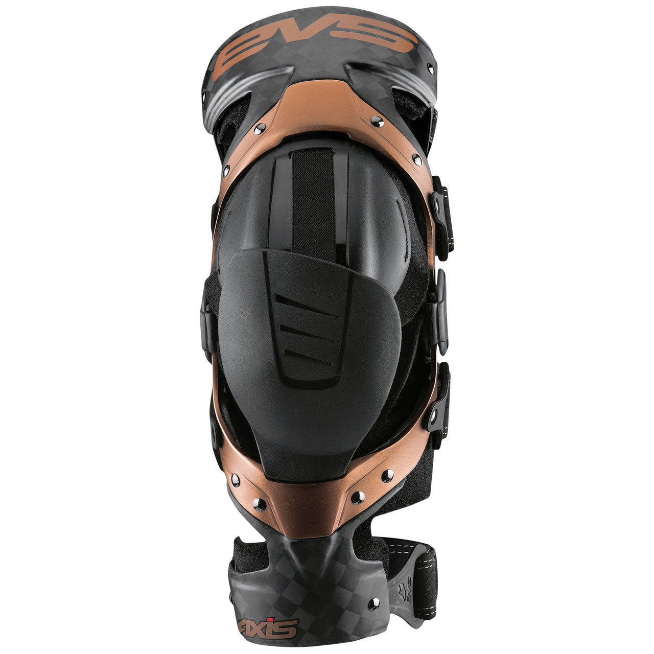 EVS Axis Pro Knee Brace Black/Copper - Pair