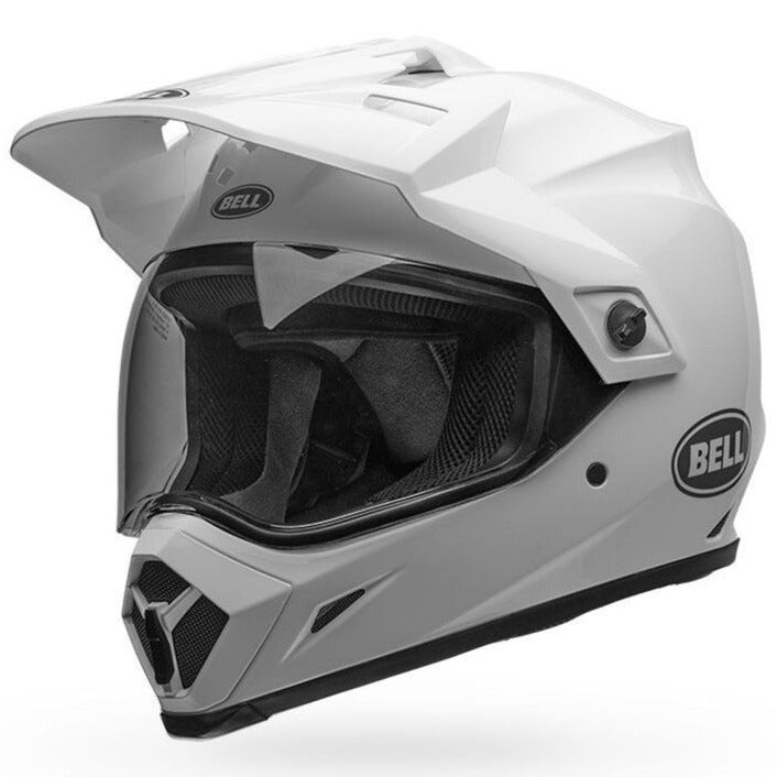 Bell MX-9 Adventure Mips Helmet Solid White - Clear Visor