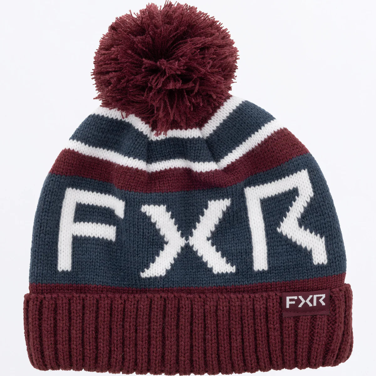 FXR Helium YOUTH Beanie 25 Merlot/Dark Steel