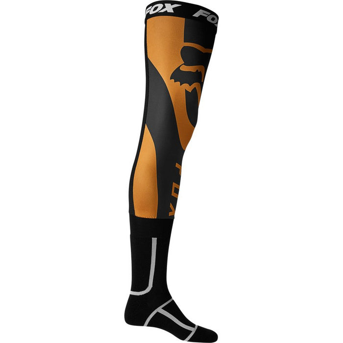 Fox Mirer Knee Brace MX Riding Sock Black/Gold