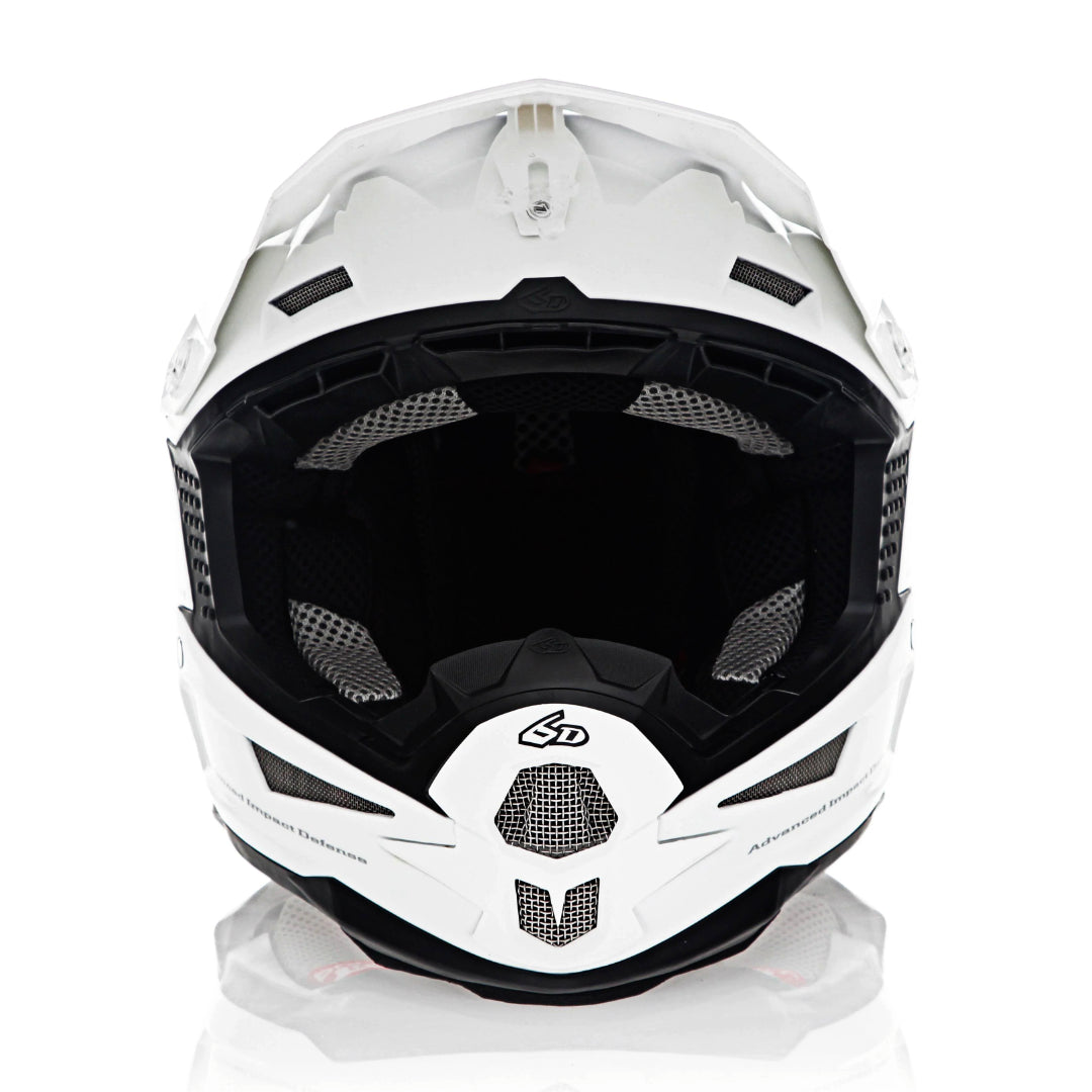 6D ATR-1 MX Helmet Gloss White