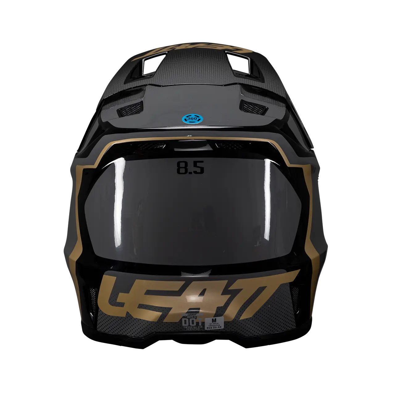 Leatt Moto 8.5 V25 MX 2025 Helmet Black