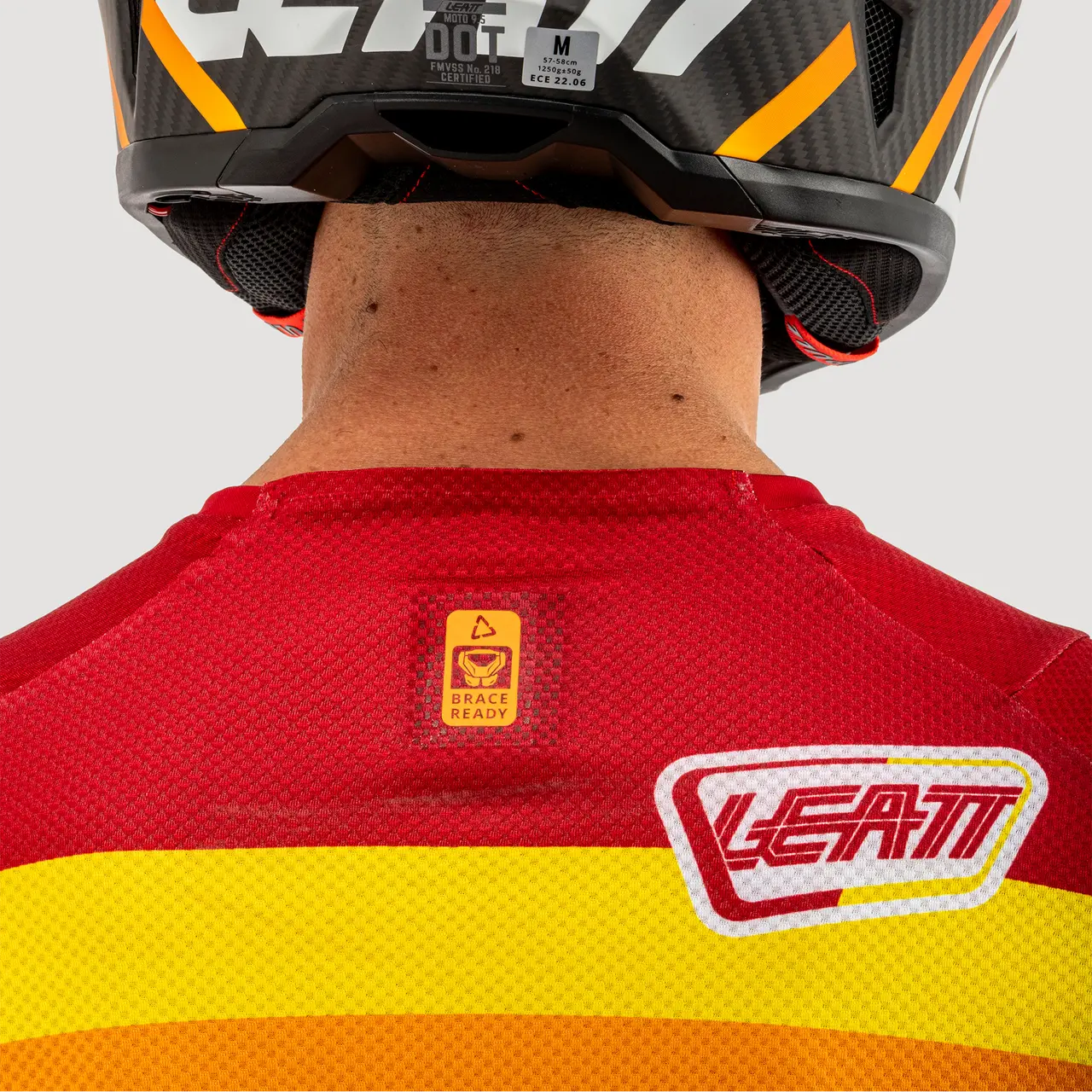 Leatt Moto 4.5 Lite MX Jersey 2025 Pitboard Ruby