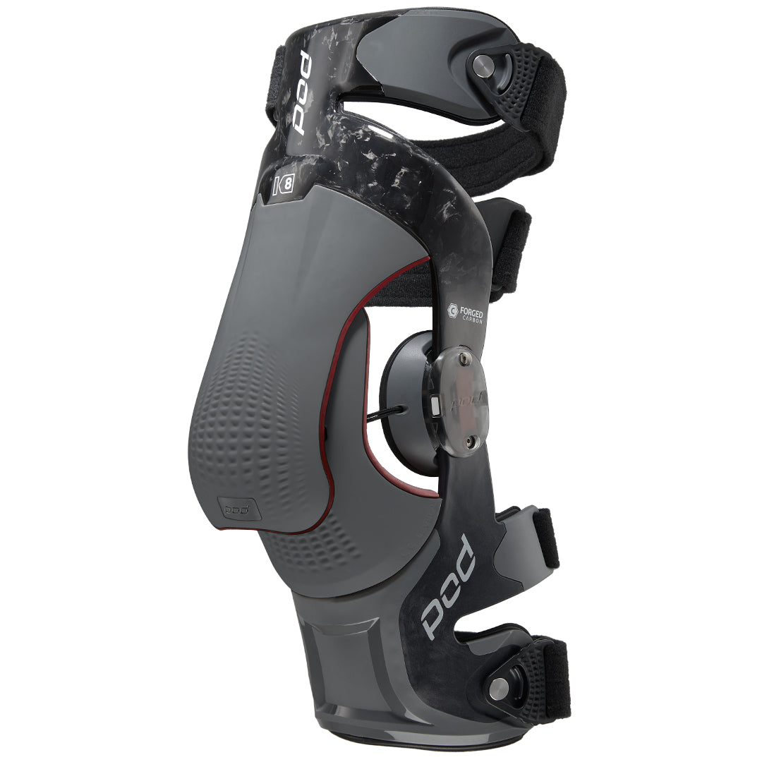 POD K8 3.0 Knee Brace Pair Carbon Black/Grey