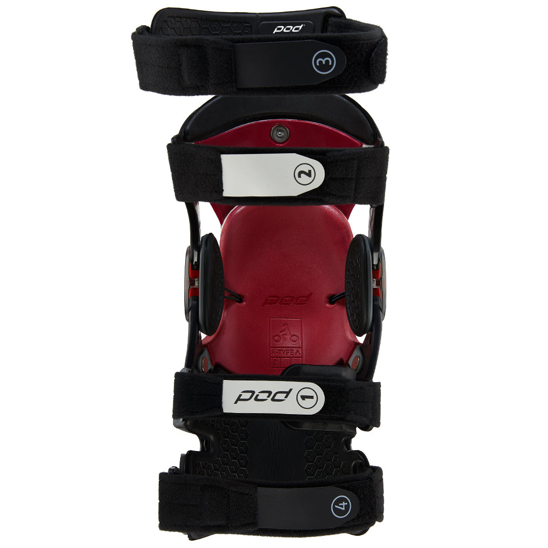 POD K8 3.0 Knee Brace Pair Carbon Black/Grey