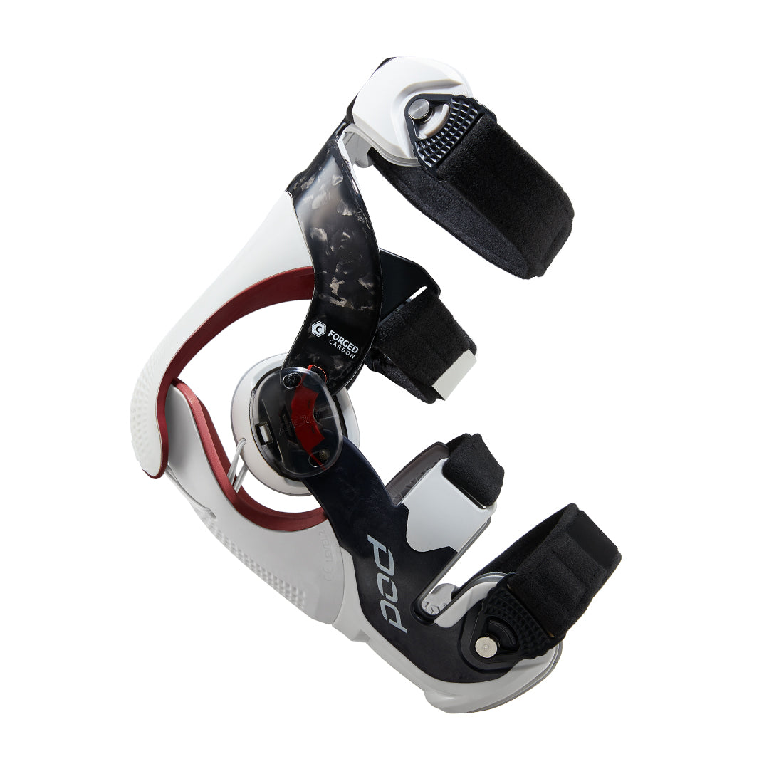 POD K8 3.0 Knee Brace Pair Carbon Black/White