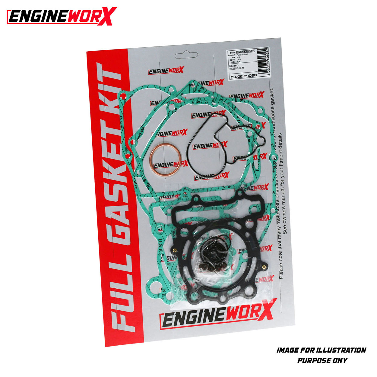 Engineworx Full Gasket Kit Honda TRX90 06-14