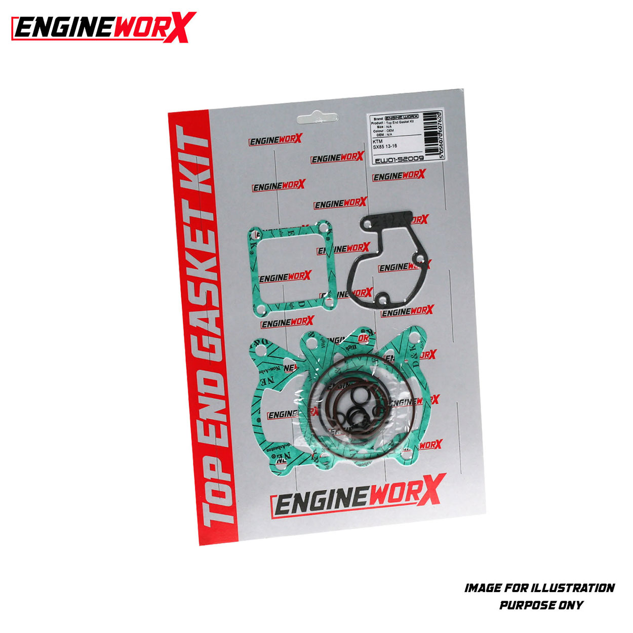 Engineworx Top End Gasket Kit Kawasaki KX 250 93-96