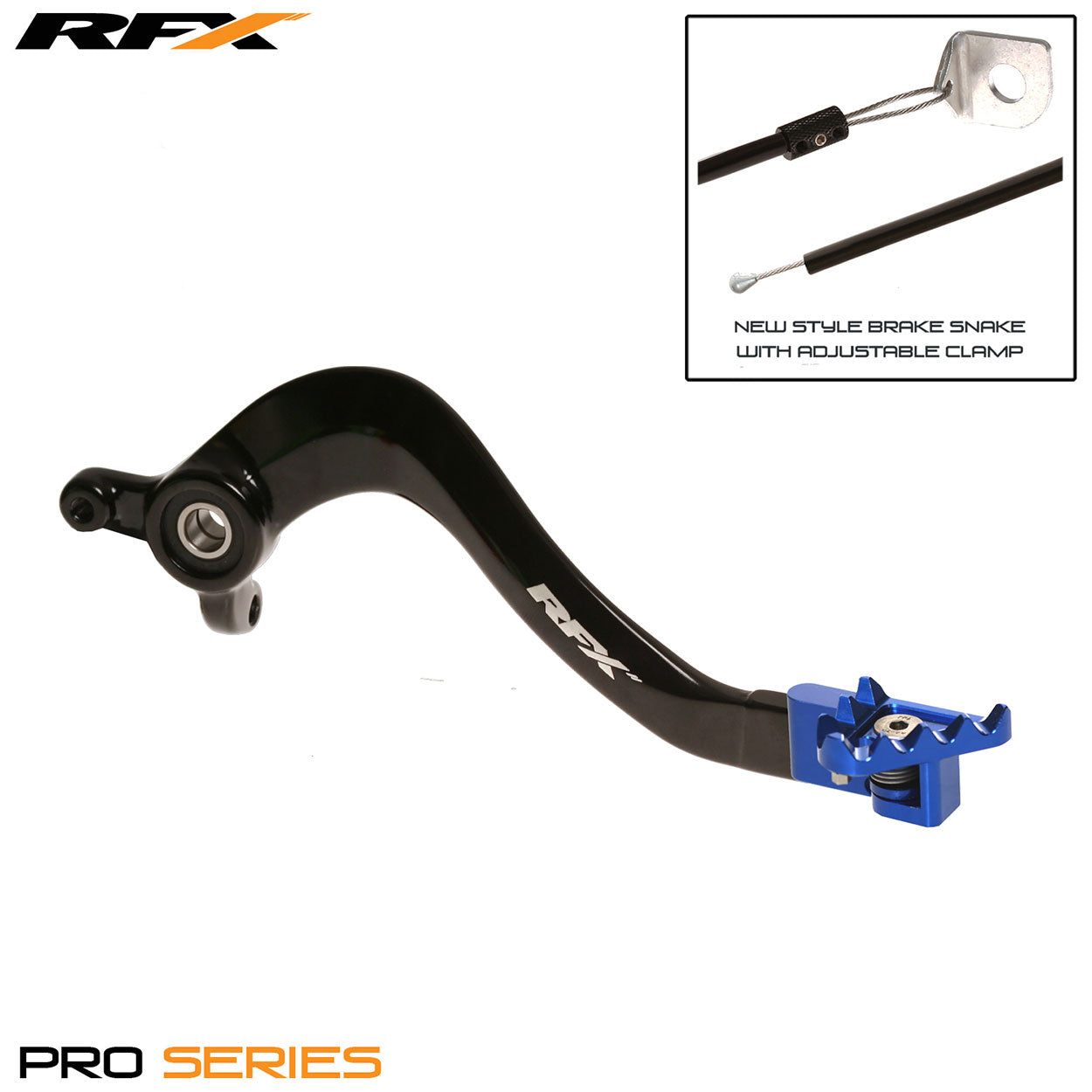 RFX Pro FT Rear Brake Lever Husky TC85 14-17 Black/Blue