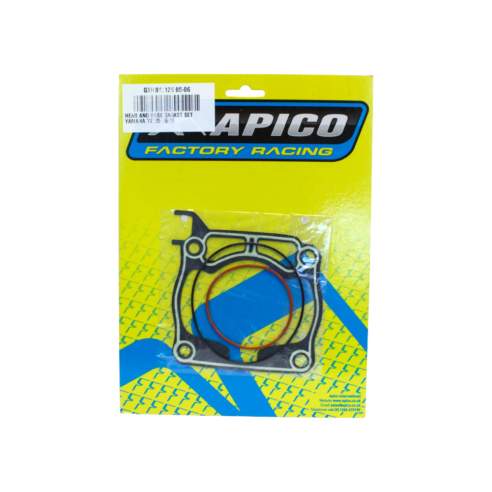 Apico Head and Base Gasket Set YAMAHA YZ125 05-21, YZ125X 20-22